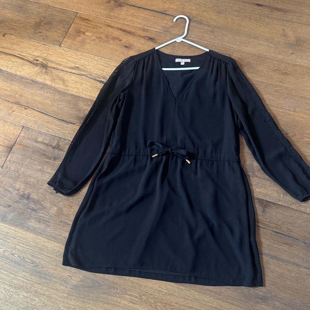 Banana Republic Black Long Sleeve Dress